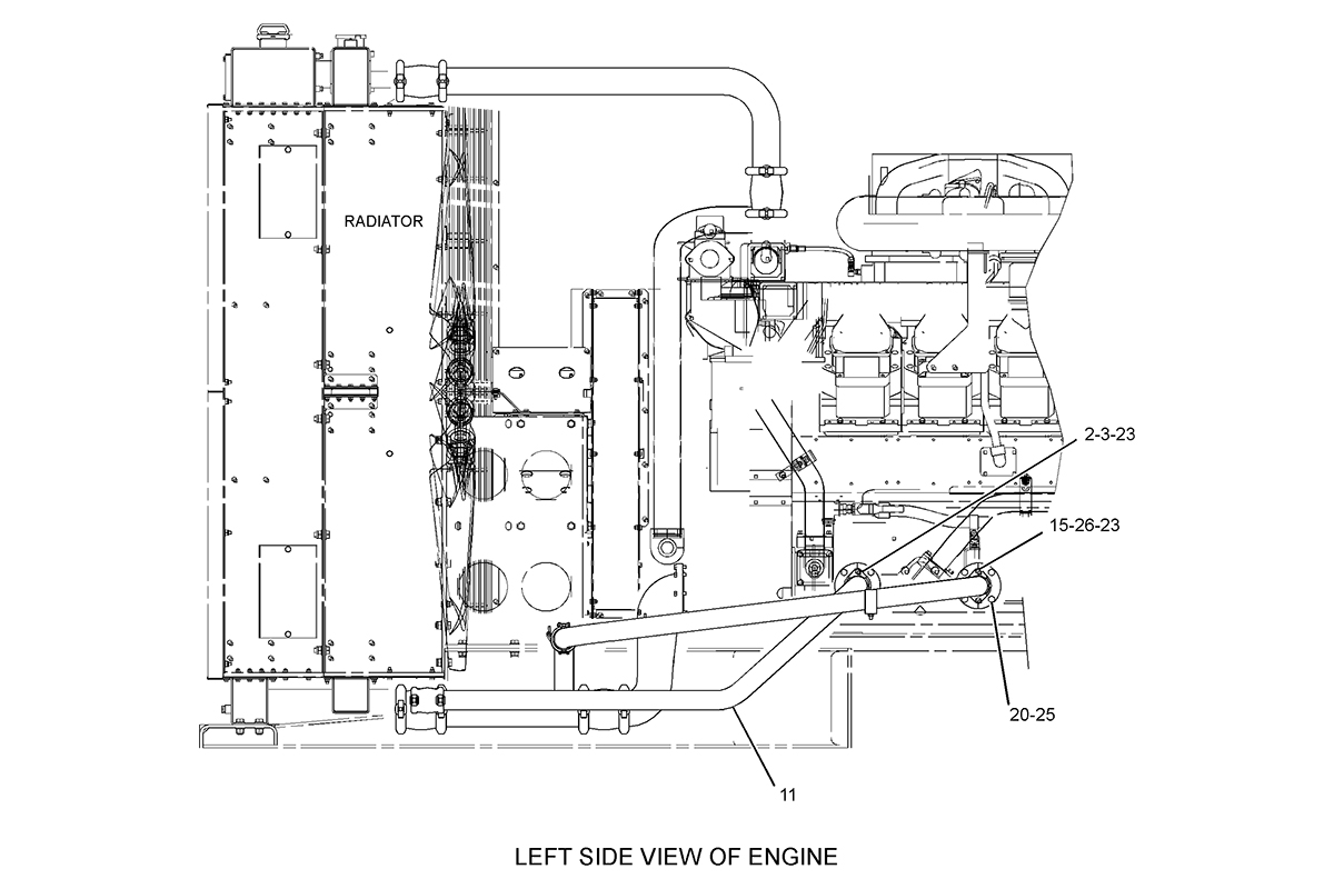 CATERPILLAR LINES GP-COOLANT